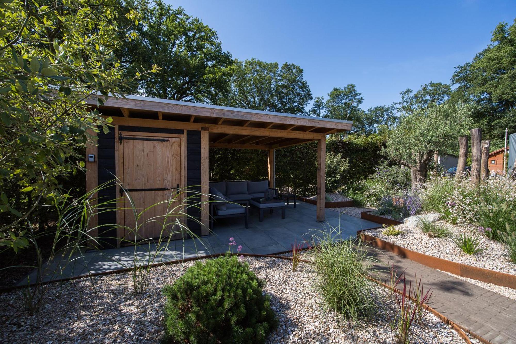 Modern Ingericht Chalet Op Groen Park Op De Veluwe Epe Esterno foto